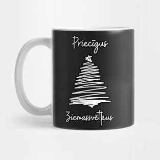 Priecīgus ziemassvētkus latvian merry christmas Mug